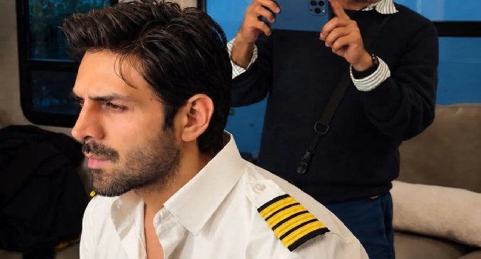 Kartik Aaryan : ‘कैप्टन इंडिया’ बनकर उड़ान भरेंगे कार्तिक आर्यन, मिलिट्री लुक में दिखा धांसू अंदाज